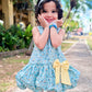 Heleina Bubble Dress in Shabby Chic Floral  (version 2- onhand)