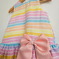 Harper Dress in Pastel Lines