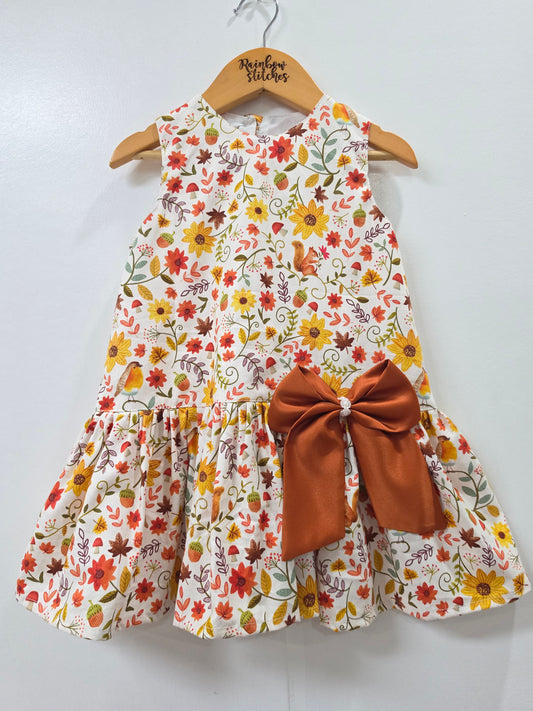 PREORDER Harper Dress in Autumn Charm (shipping in 2 to 3 weeks)