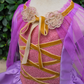 PREORDER Rapunzel Dress with Cape (4 to 6 weeks)