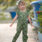 Hailey Romper in Green Plaid