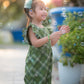 Hailey Romper in Green Plaid