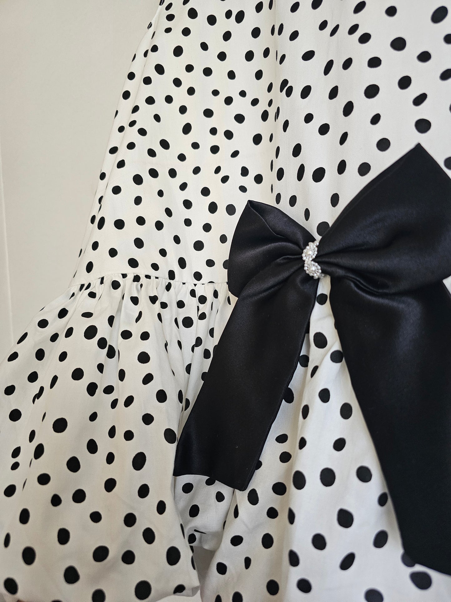 Heleina Bubble Dress in Polka (onhand s6 to s10)