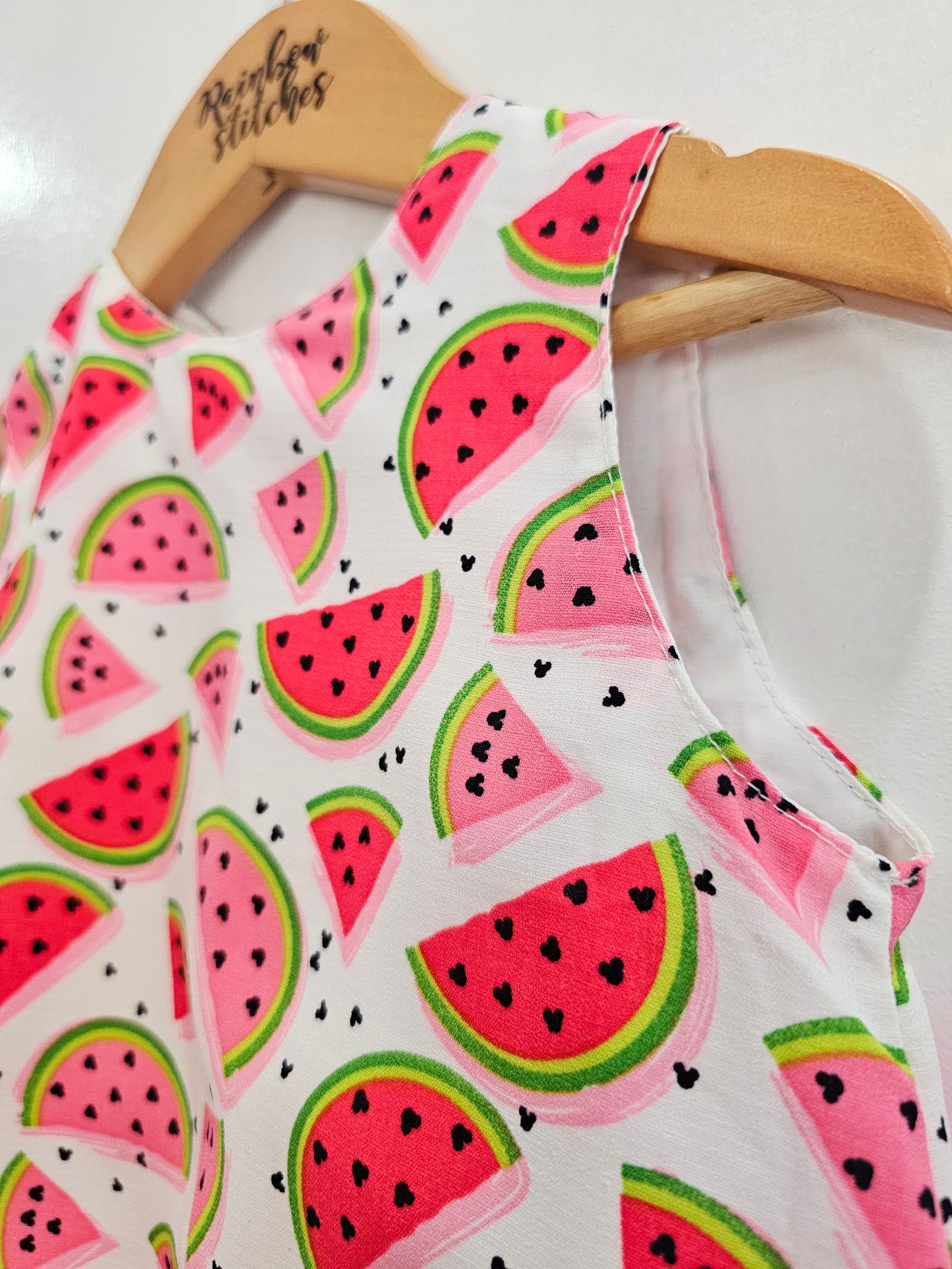 PREORDER Harper Dress in Cool Watermelon (shipping in 2 to 3 weeks)
