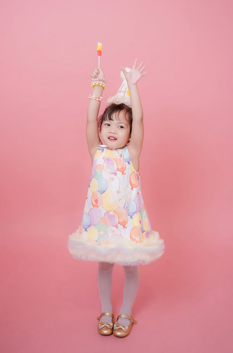 PREORDER Zoe Dress - Balloons (shipping in 2 weeks)