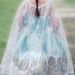 PREORDER Elsa Dress with Cape (4 to 6 weeks)