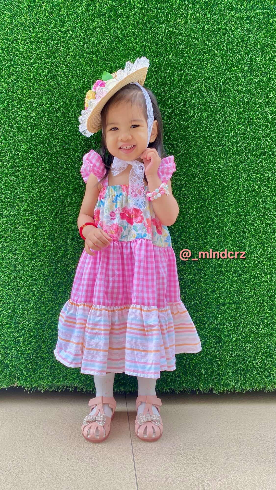 Michelle Dress in Pink Blossom