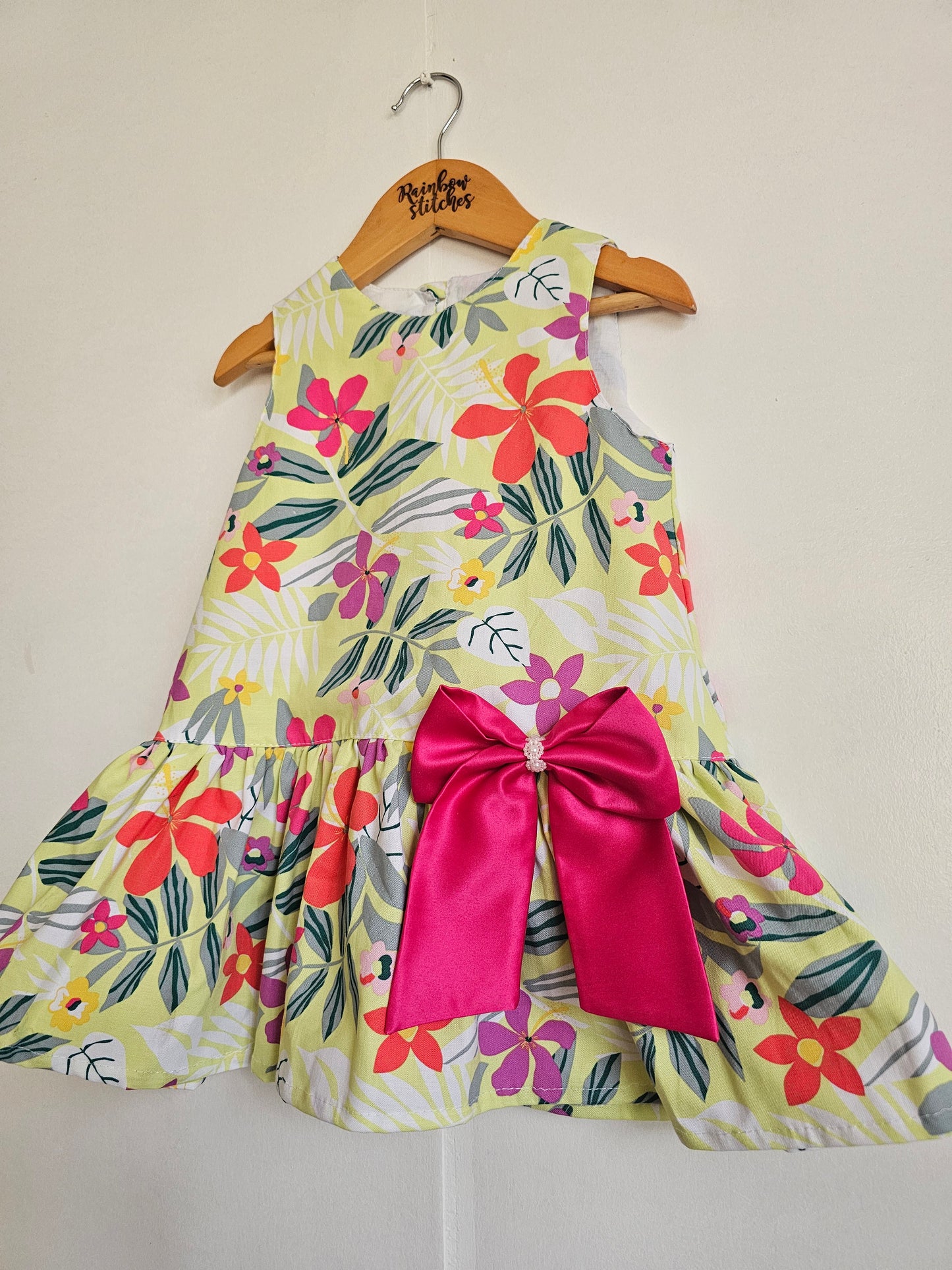 Harper Dress in Lime Luau