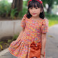 Clara Dress in Coloful Tweed- above the knee (onhand)