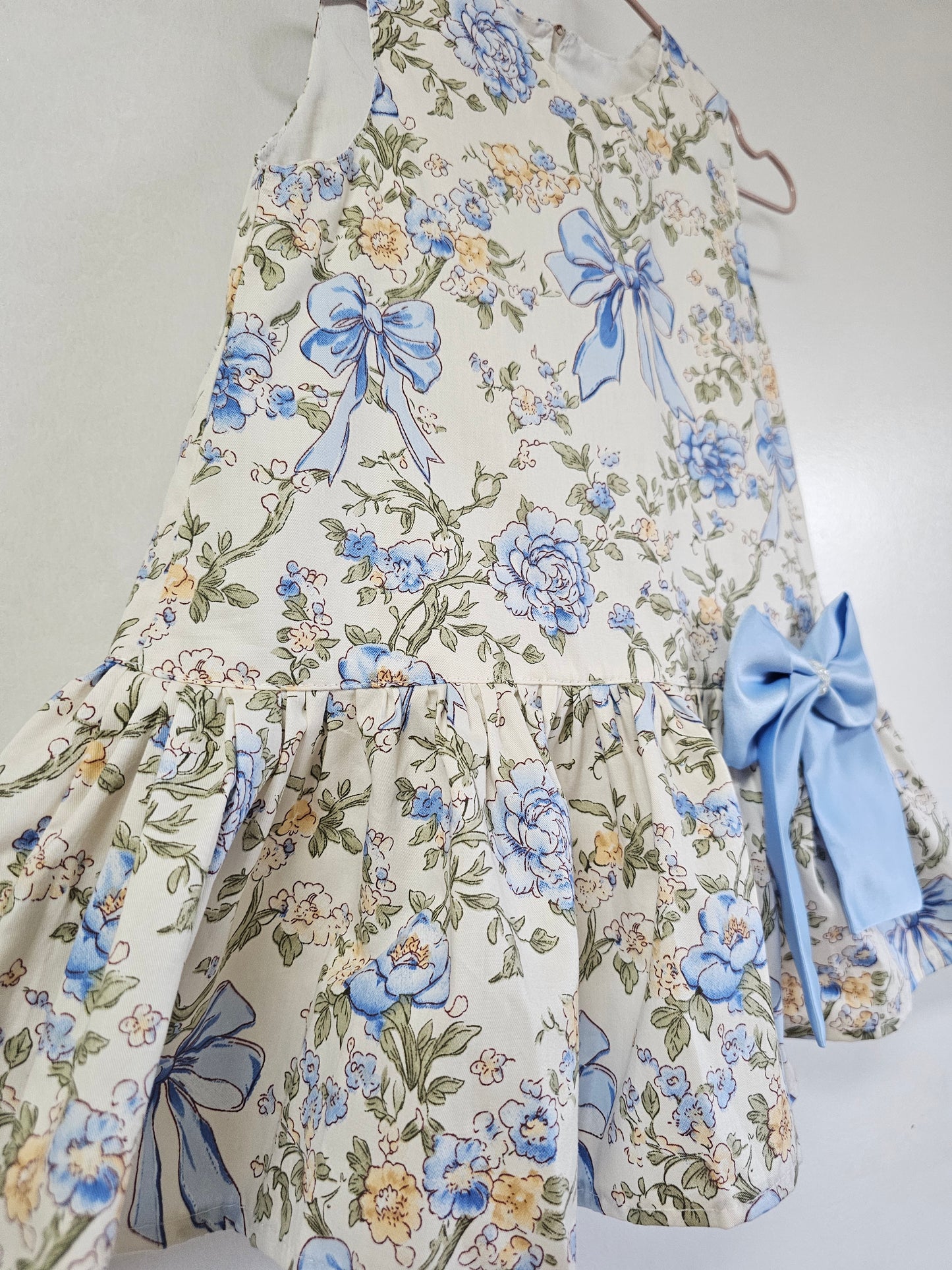 PREORDER Batch 3 Harper Dress in Blue Coquette (shipping in 2 to 3 weeks)