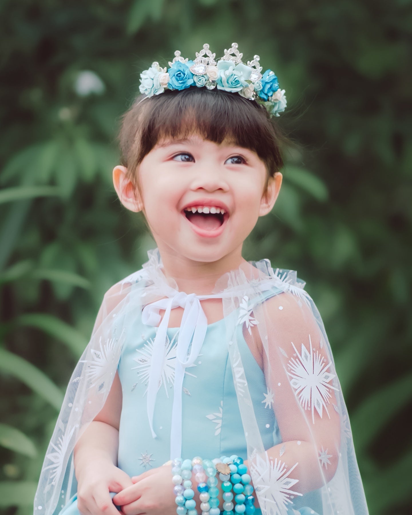 PREORDER Elsa Dress with Cape (4 to 6 weeks)