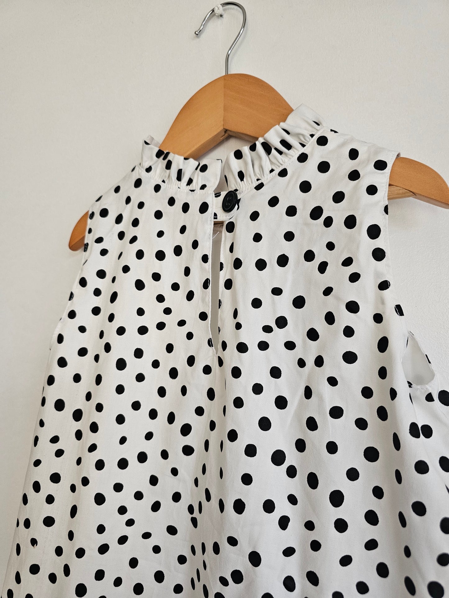 Heleina Bubble Dress in Polka (onhand s6 to s10)