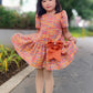 Clara Dress in Coloful Tweed- above the knee (onhand)