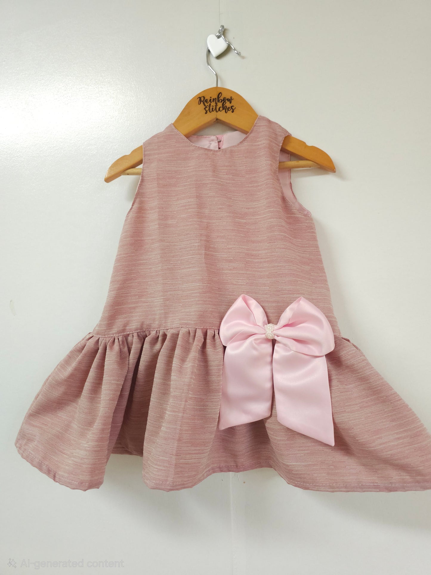 Harper Dress in Rose Red
