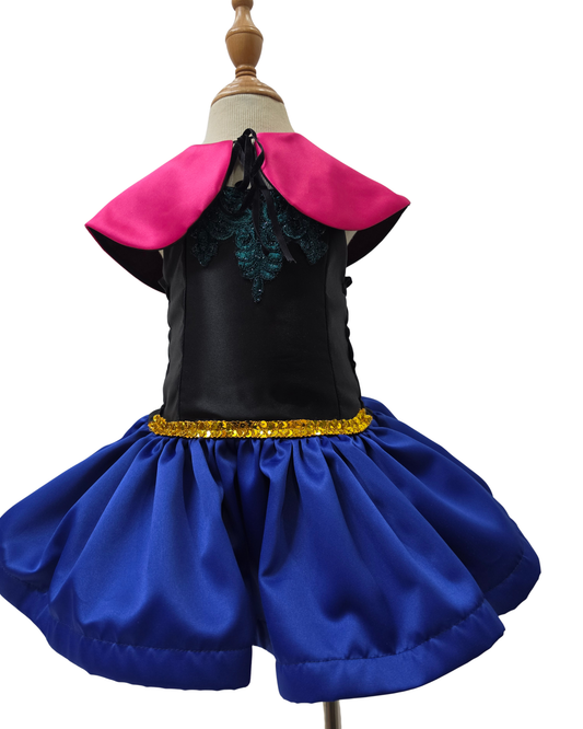 PREORDER Anna Dress with Cape (4 to 6 weeks)