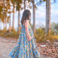 Denise Dress in Blue Meadow