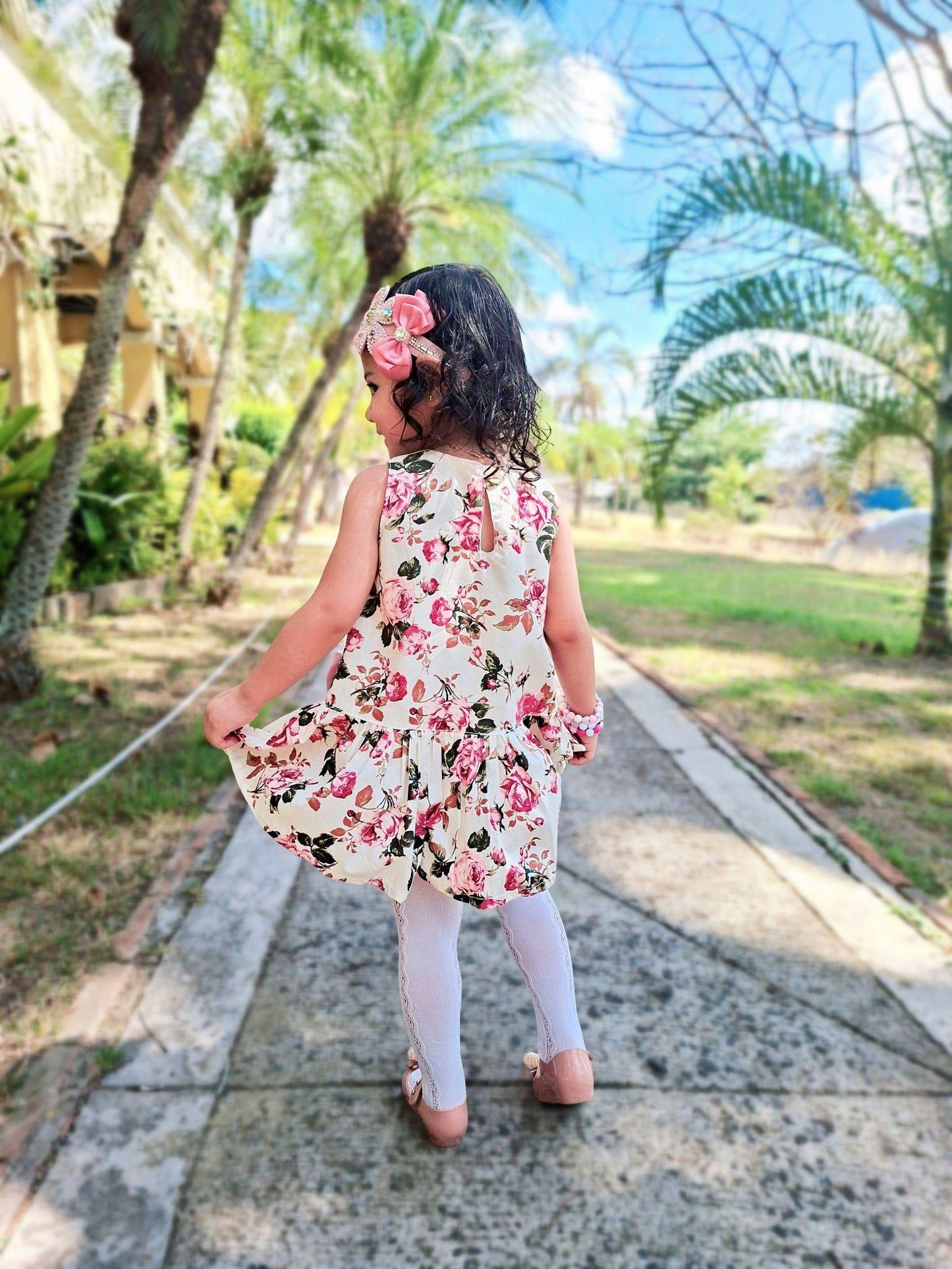 Harper Dress in Vintage Rose (onhand)
