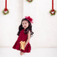 PREORDER Luxe Harper Dress in Red Ruby (shipping in 2-3 weeks)