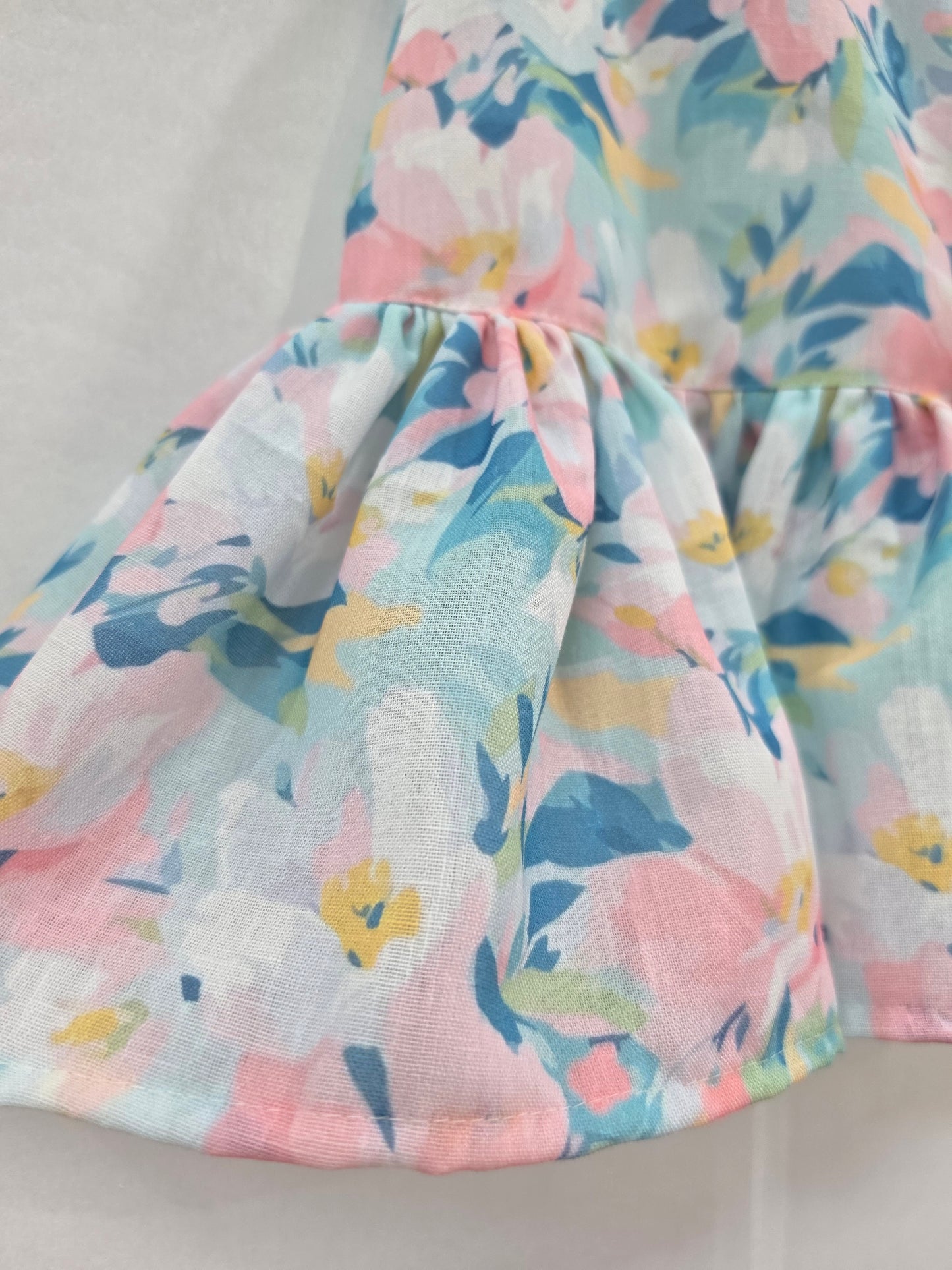 PREORDER Luxe Harper Dress in Blush Garden (shipping in 2 to 3 weeks)