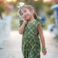 Hailey Romper in Green Plaid