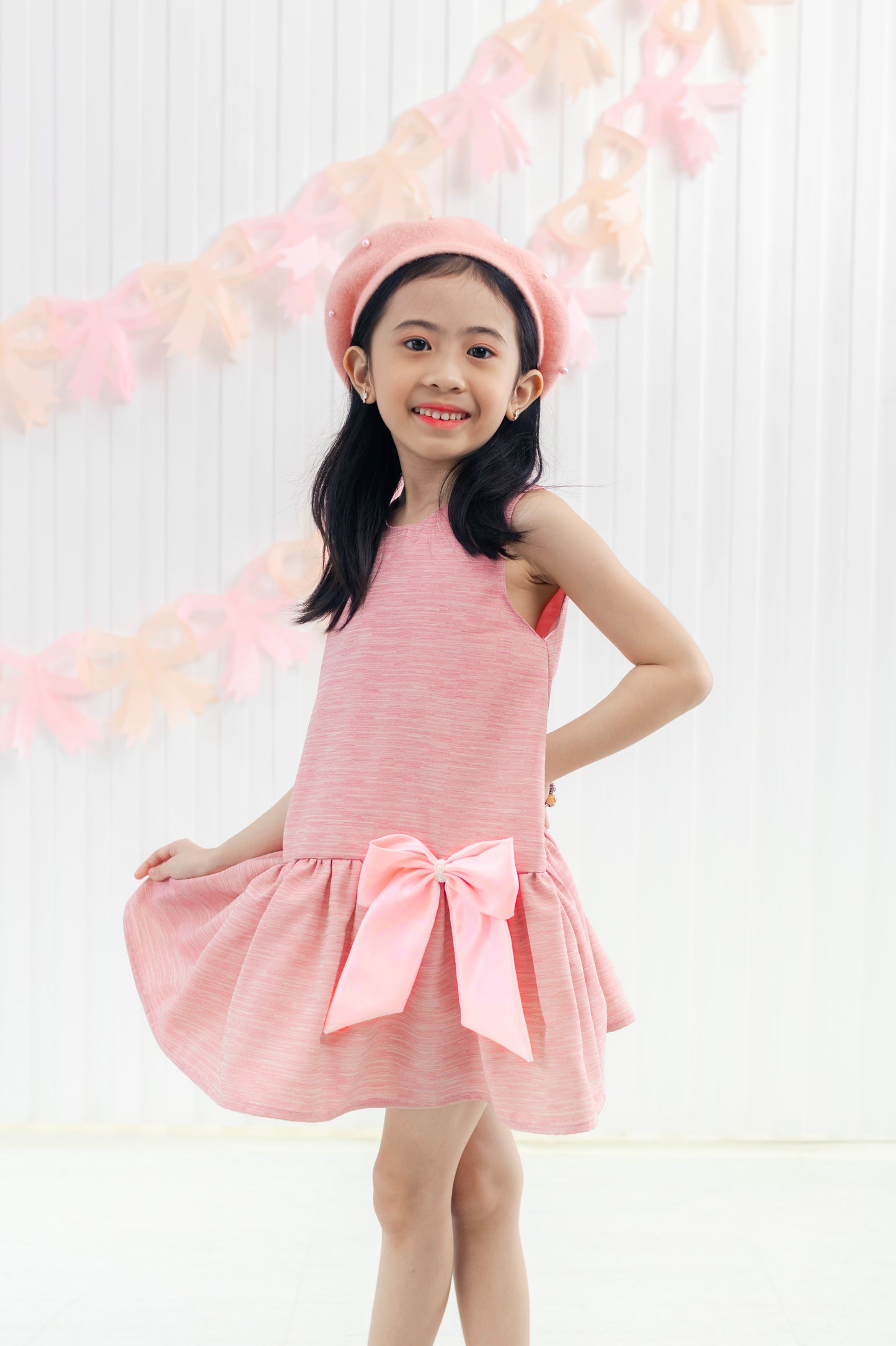 Harper Dress in Rose Red