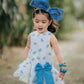 PREORDER Harper Dress in Blue Coquette (shipping in 1 to 2 weeks)