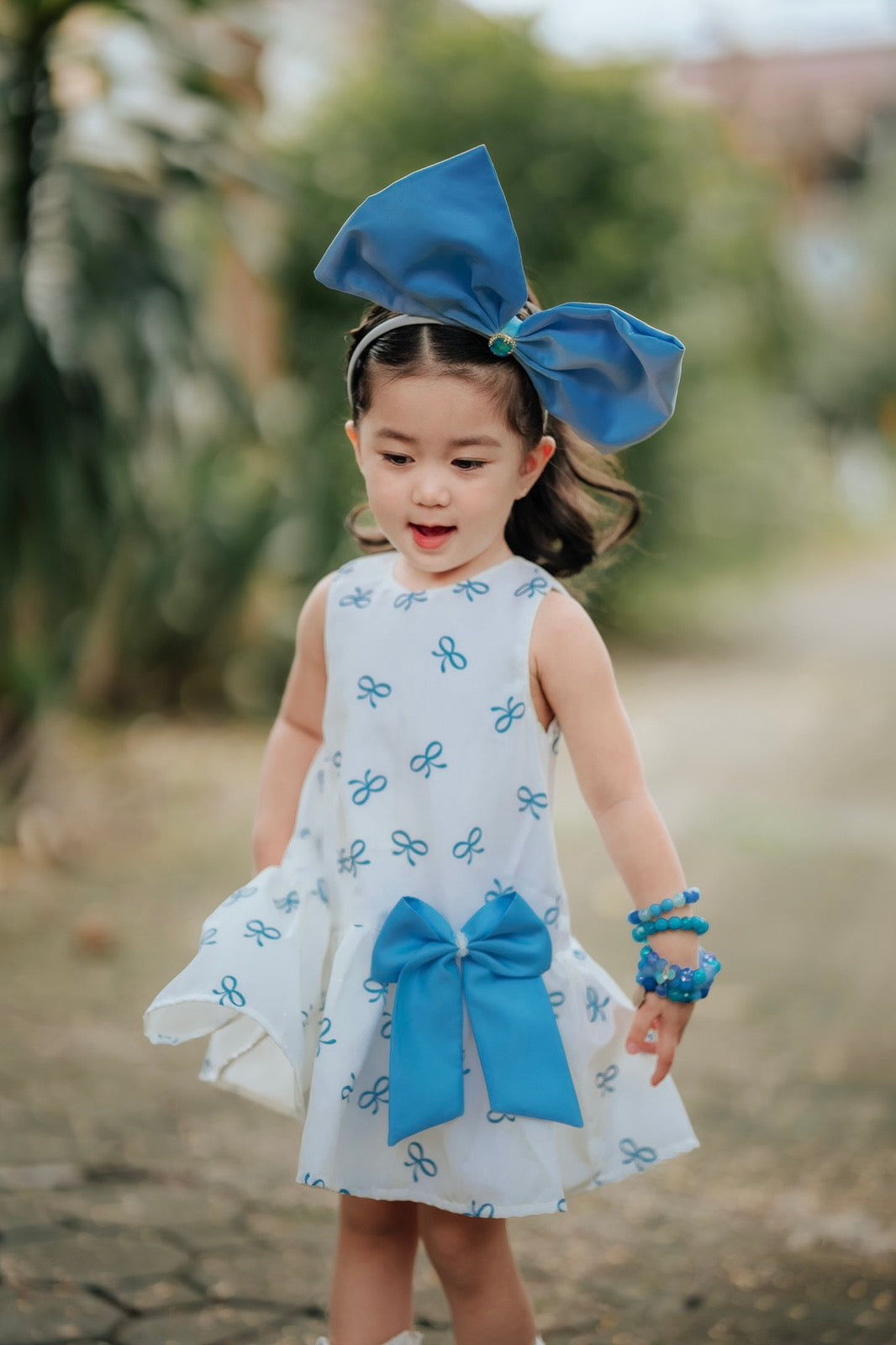 PREORDER Harper Dress in Blue Coquette (shipping in 1 to 2 weeks)