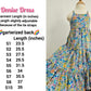 Denise Dress in Blue Meadow
