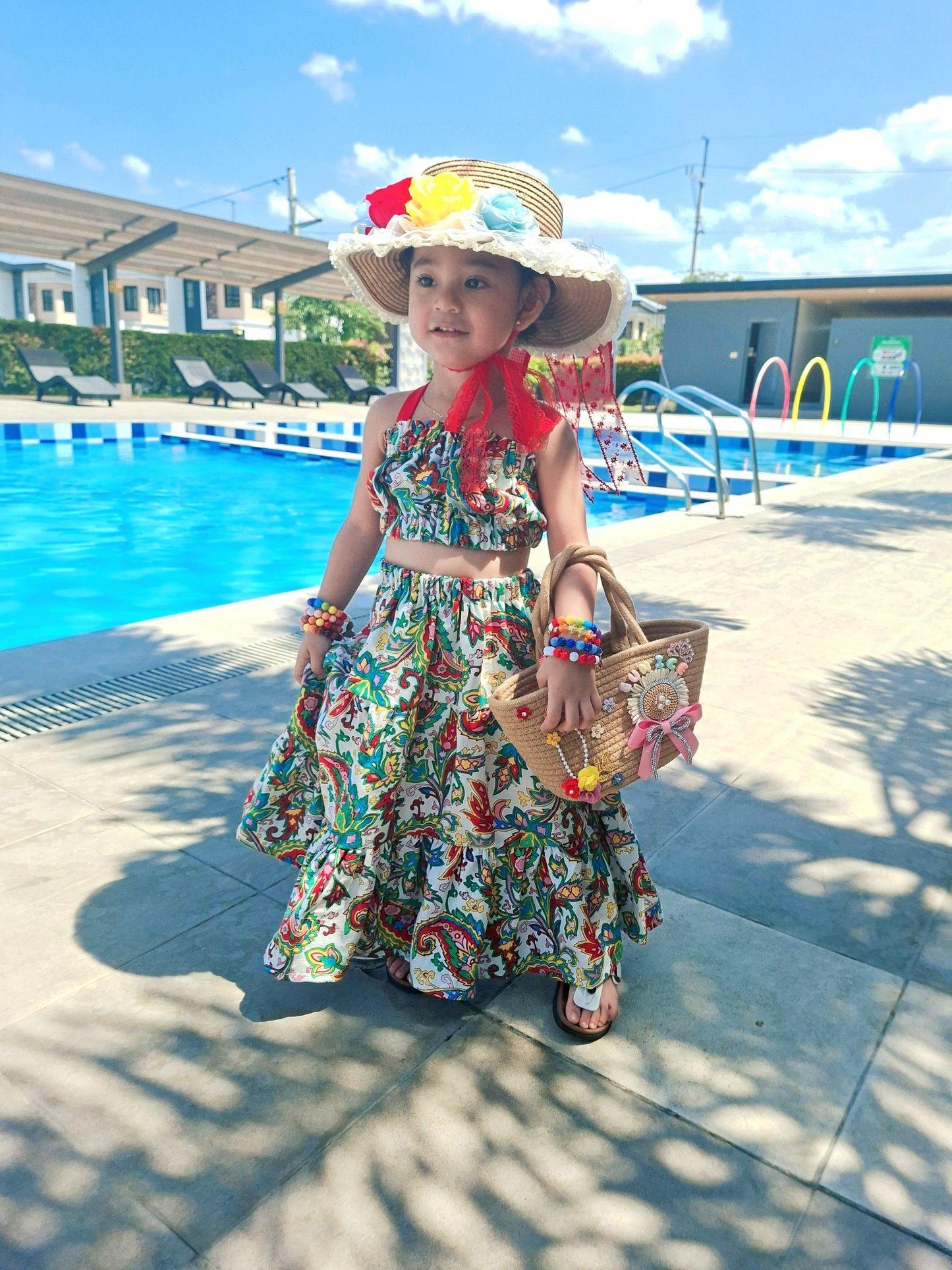 Grae Maxi Coords in Paisley