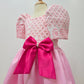 PREORDER Malaya Filipiniana Dress in Pink Eyelet (shipping in 3 weeks)