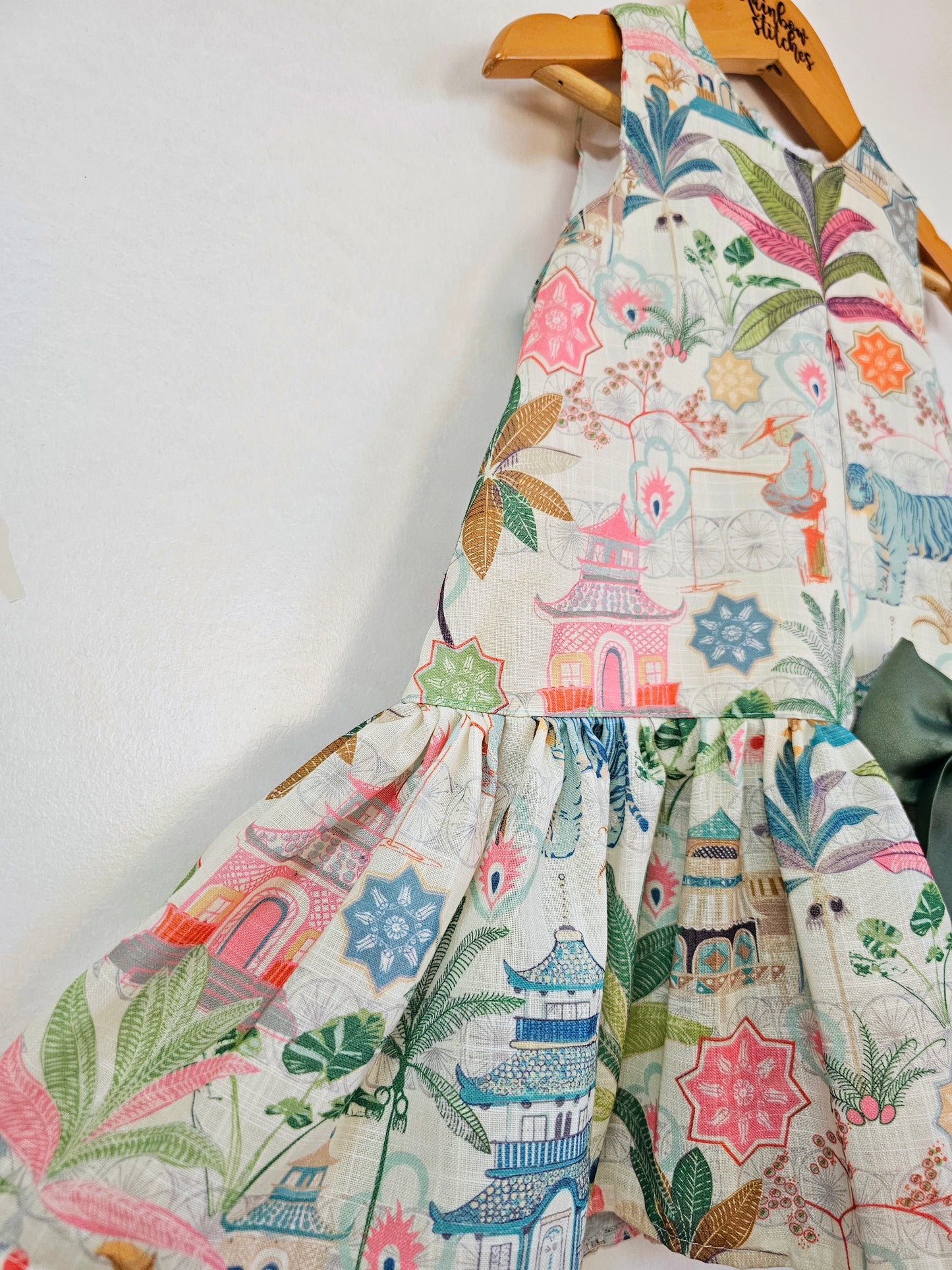 Luxe Harper Dress in Oriental Garden (Exclusive print)