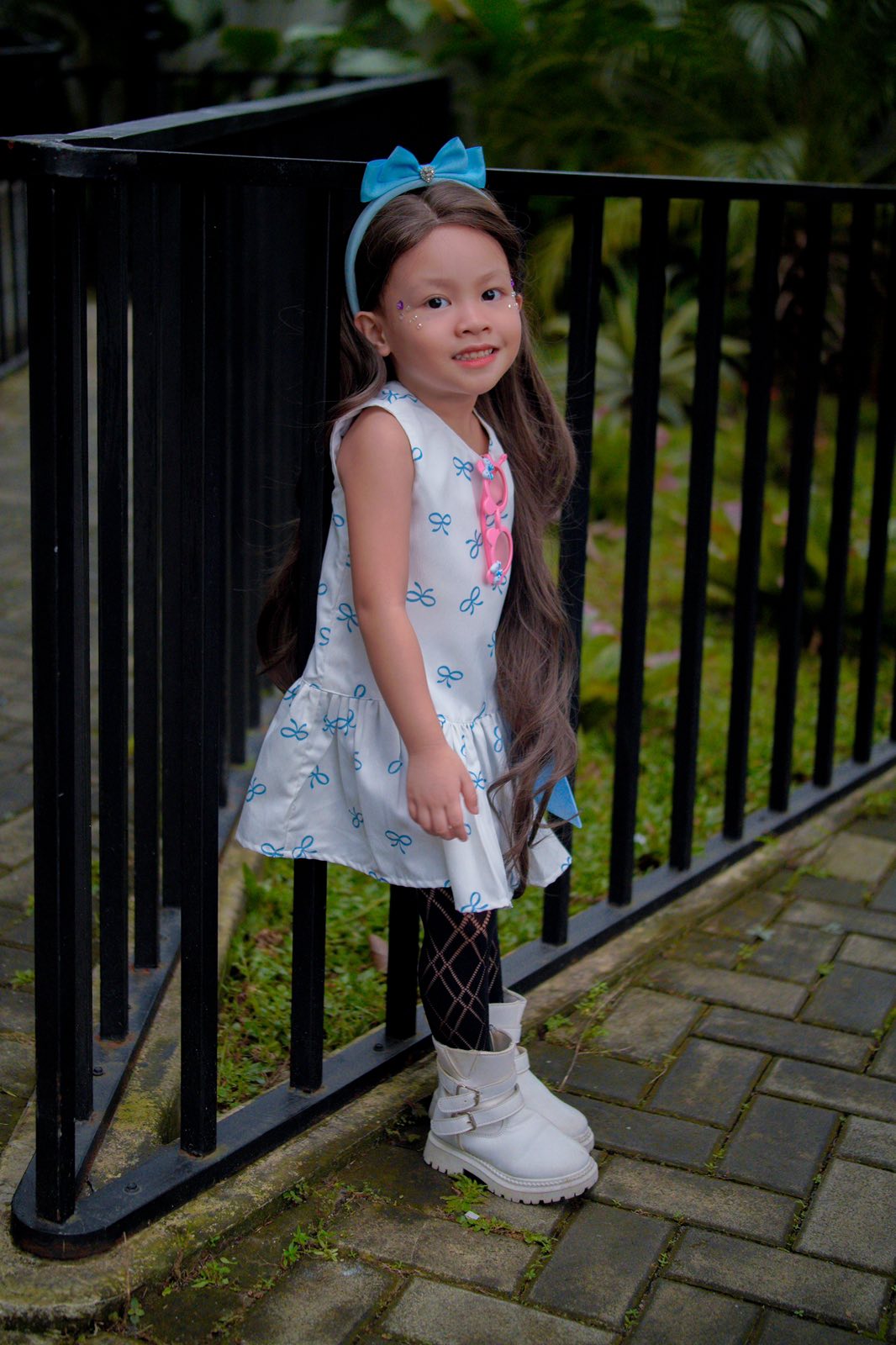 PREORDER Harper Dress in Blue Coquette (shipping in 1 to 2 weeks)