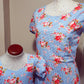 Floral Gingham Dress- Mommy