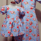 Floral Gingham Dress- Mommy
