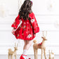 Julia Dress in Red Floral
