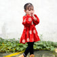 Julia Dress in Embroidered Fabric