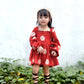 Julia Dress in Embroidered Fabric